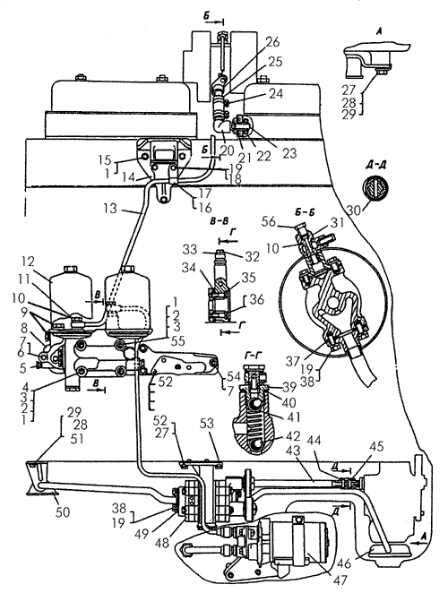 Система смазки дизеля Б-170